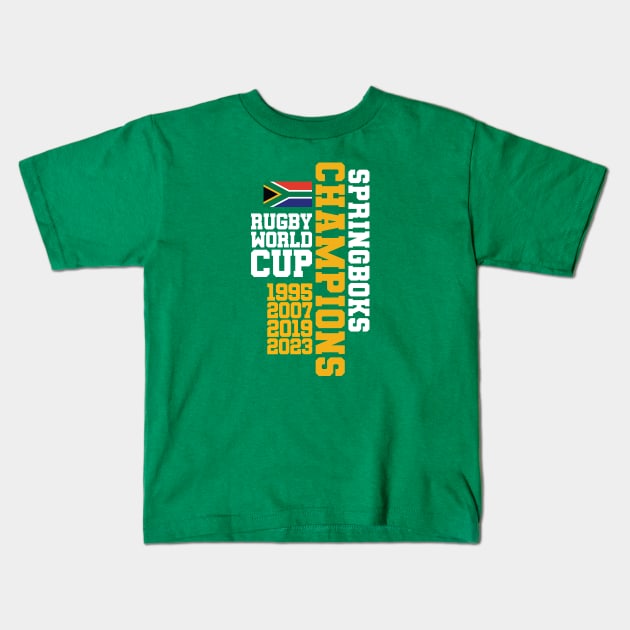 World Cup Champs Kids T-Shirt by Nagorniak